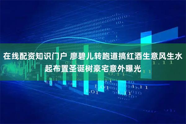 在线配资知识门户 廖碧儿转跑道搞红酒生意风生水起 布置圣诞树豪宅意外曝光